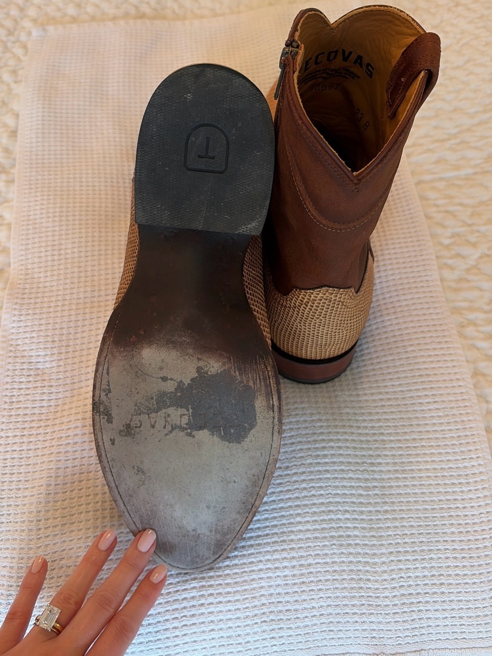 TECOVAS The Nick Lizard Leather Western Boot - 11 - Picture 12 of 13